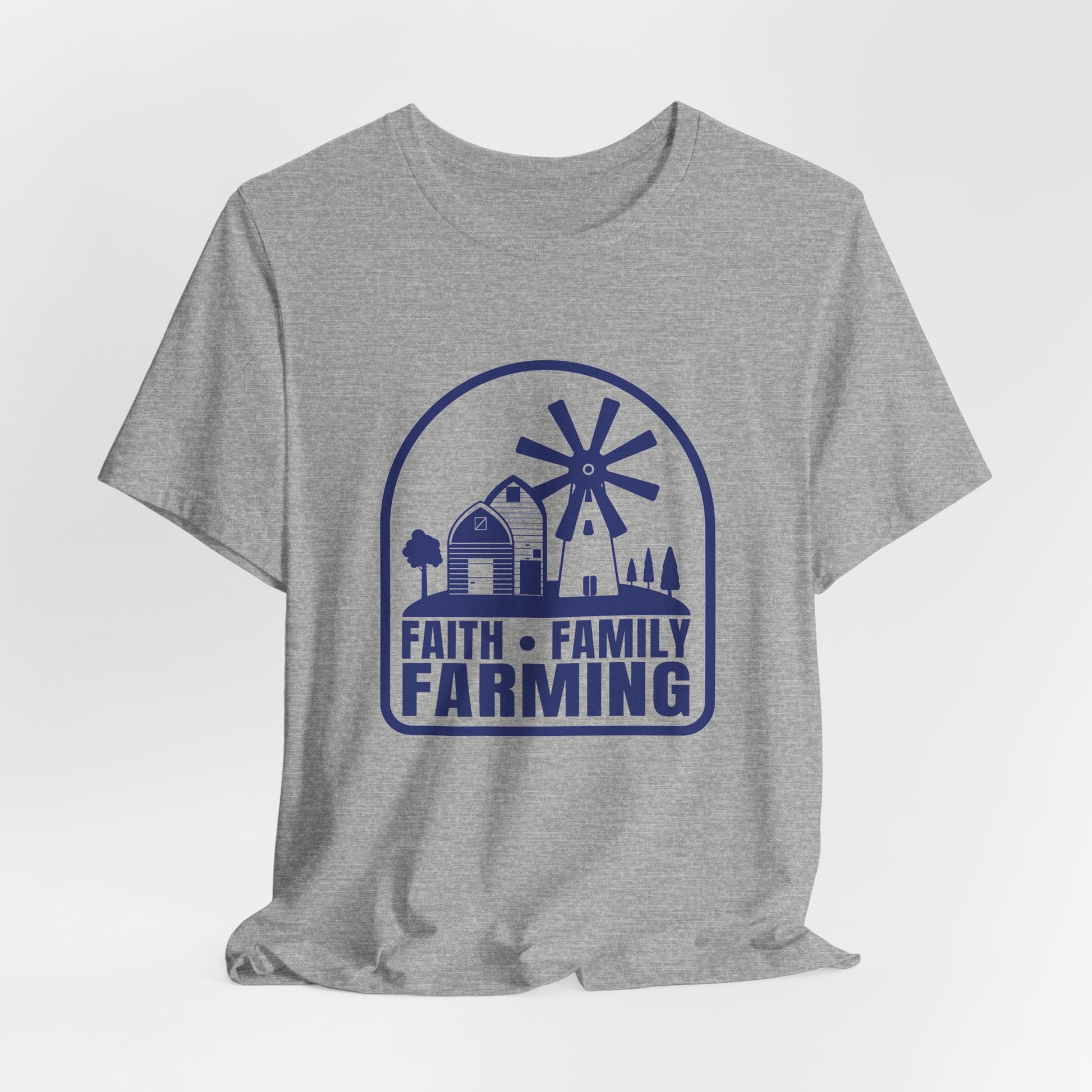 Faith Family Farming Tee - Unisex Jersey Short Sleeve T-Shirt, Farm Life Apparel, Country Living Gift, Summer Outfit, Casual Wear, [...]