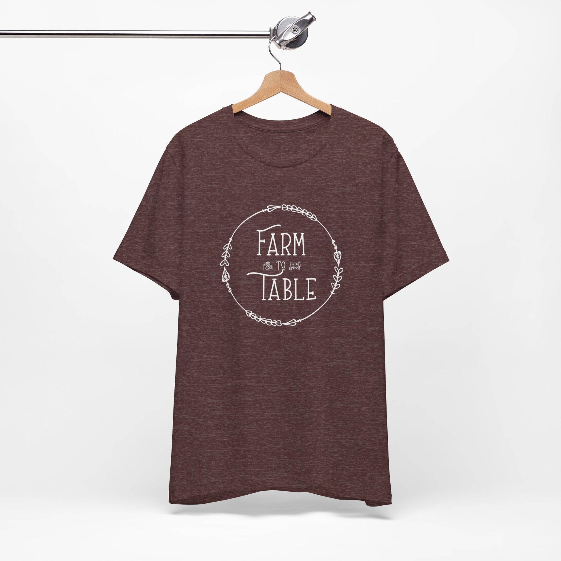 Farm To Table! - Casual Graphic Tee, Unisex Short Sleeve Shirt, Everyday Wear, Gift for Him/Her, Summer Fashion, Cool Streetwear