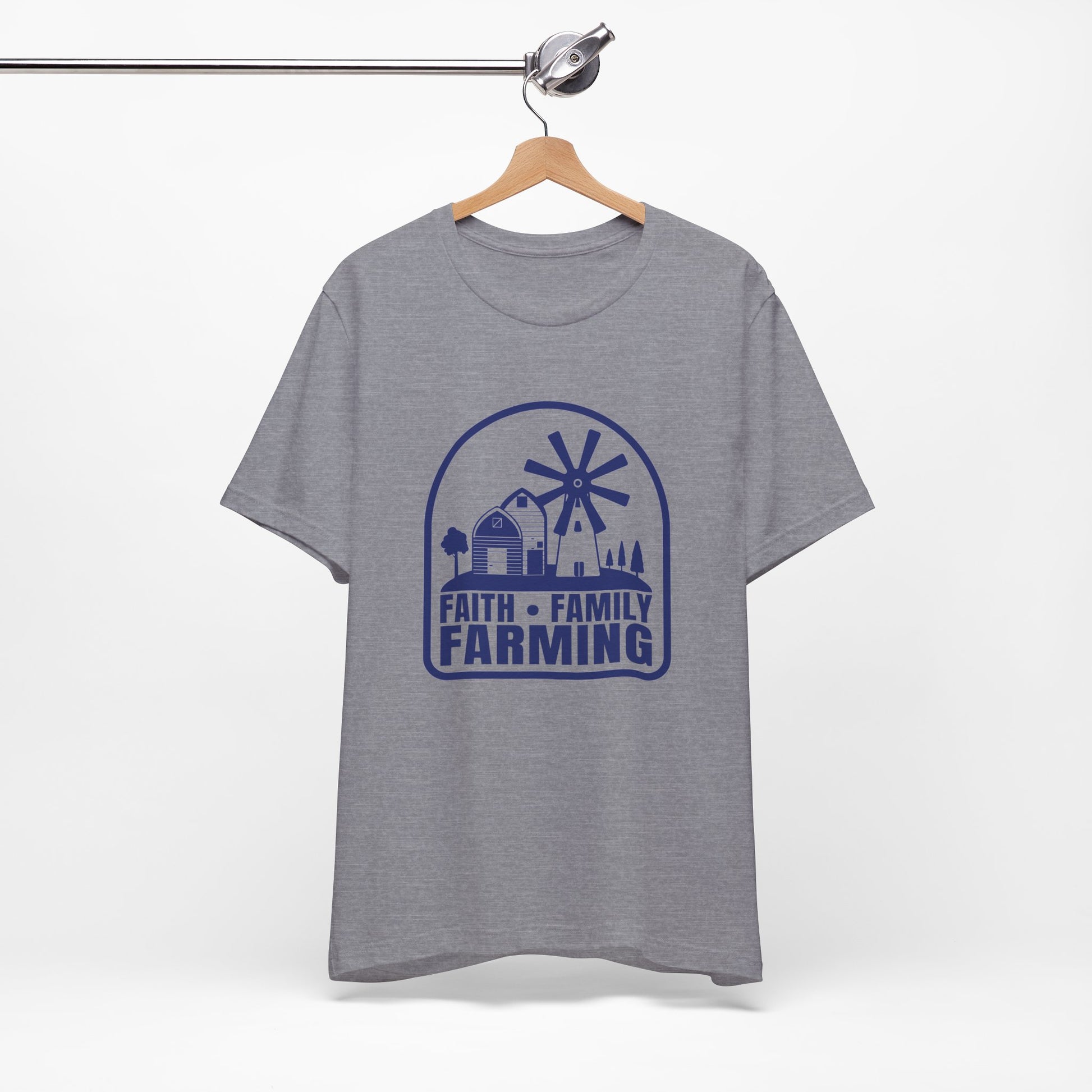 Faith Family Farming Tee - Unisex Jersey Short Sleeve T-Shirt, Farm Life Apparel, Country Living Gift, Summer Outfit, Casual Wear, [...]